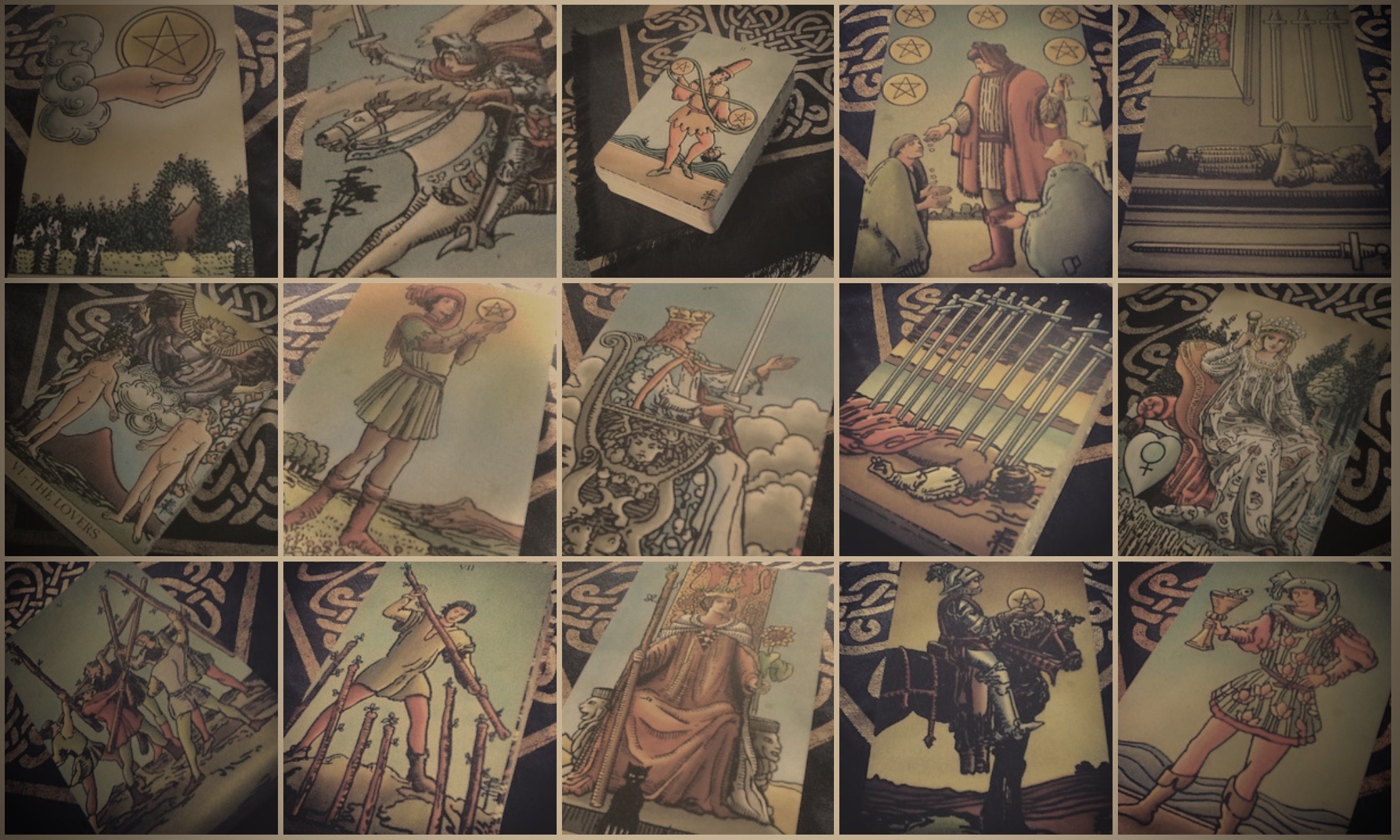 Tarot Cards Background Image