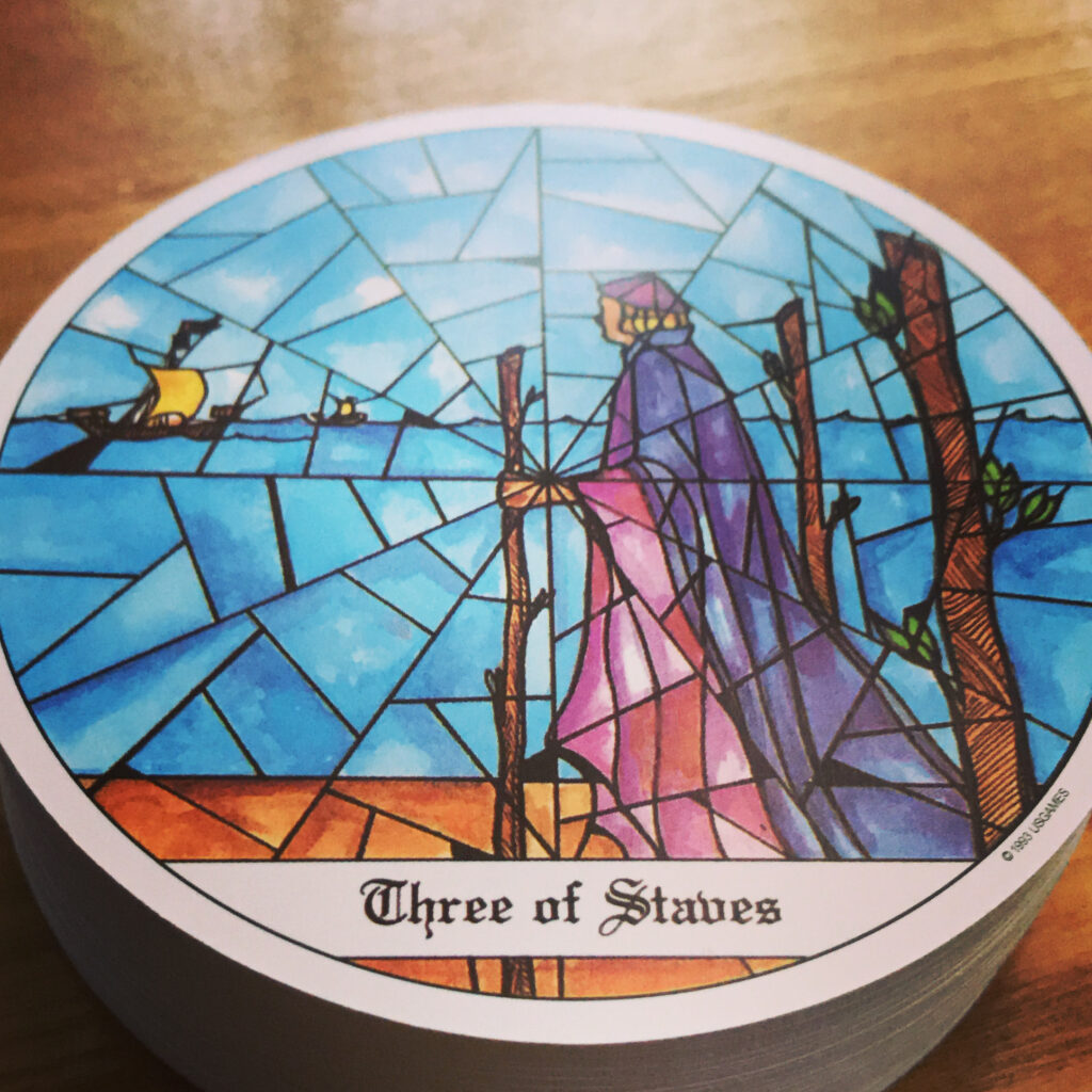 Daily Draw Three of Staves 091220 Cards of Light